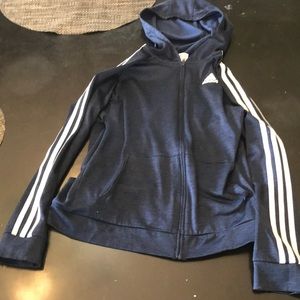 Blue adidas jacket